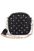 Studed Black Shoulder Bag