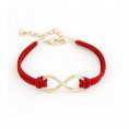 Character "8" Pattern Metal Bracelet (Assorted Colors)  
